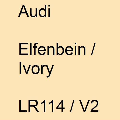 Audi, Elfenbein / Ivory, LR114 / V2.